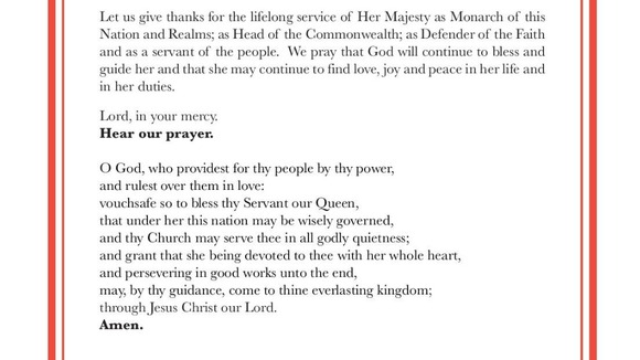 The Litany of Prayer and Thanksgiving