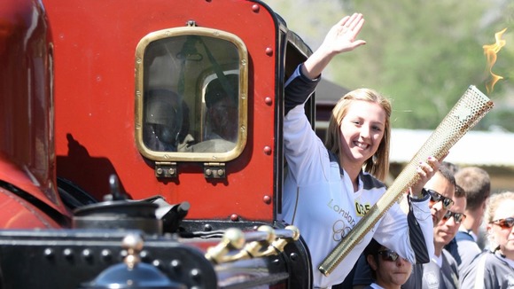 Train carries the torch
