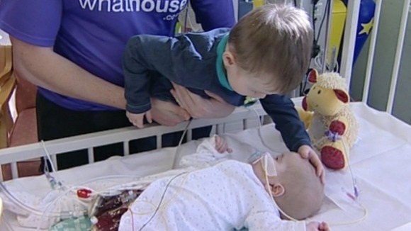 Babies like Ryan are forced to wait for an organ donor as their are not enough available.