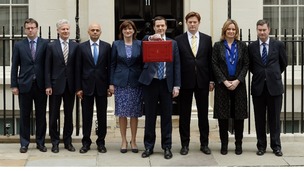 George Osborne and the Treasury team