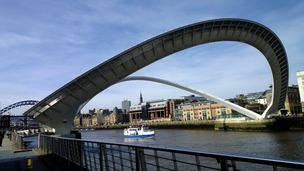 The Gateshead Millennium Bridge