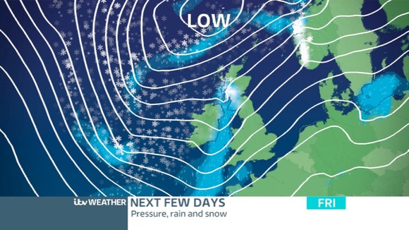 Low Pressure dominating, bringing showers and gusty wind