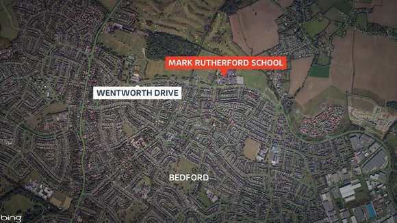 Map of Wentworth Drive, Bedford