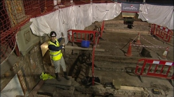 Old Vic auditorium during redevelopment