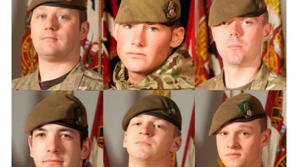 Six soldiers