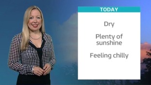 Weather promo shot of Philippa Drew