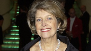 Anne Reid smiling at an awards dinner