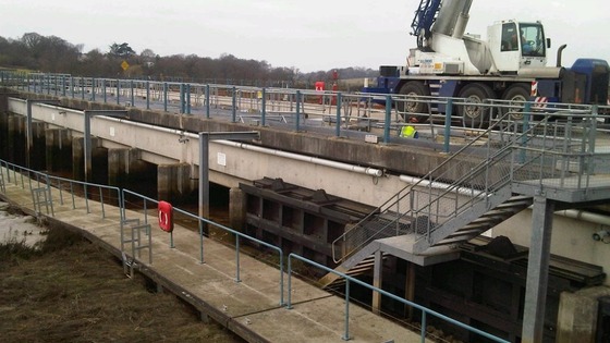 Colne Barrier repairs