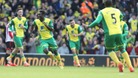 Alex Tettey celebrates his fantastic strike against Sunderland.