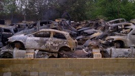 Scrapyard fire