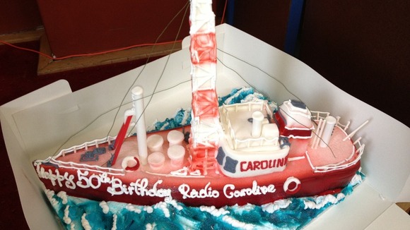 Radio Caroline birthday cake