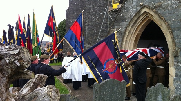 The funeral of Lance Corporal Lee Davies