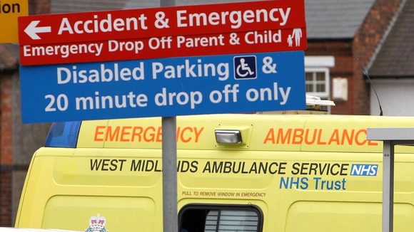 The A&E department at Sandwell General Hospital