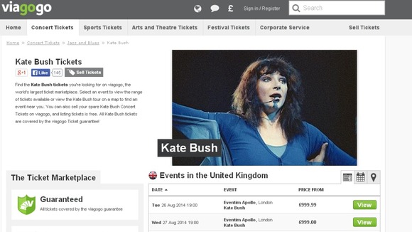 Tickets are already available for around £1,000 on sites such as viagogo.