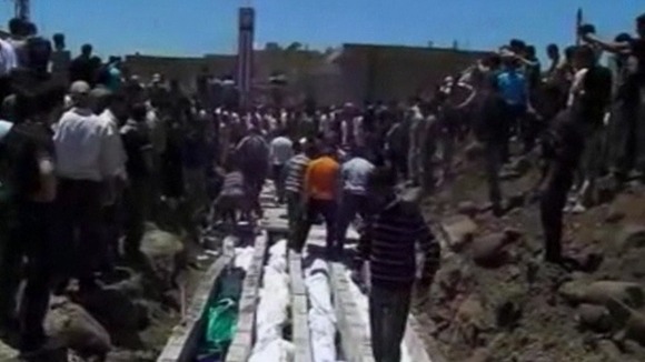 Burial in Houla