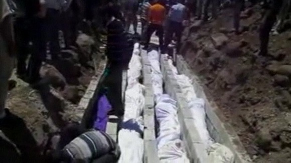 Burial in Houla
