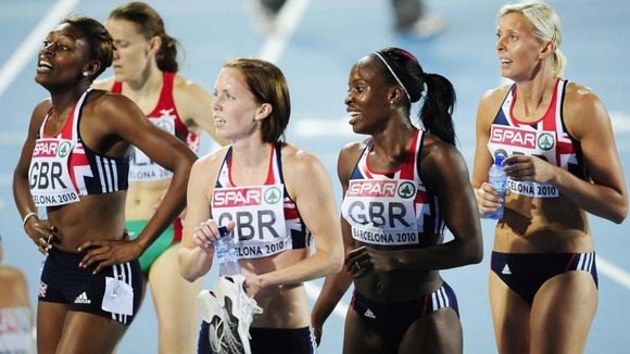 Athletics team in Barcelona 2010