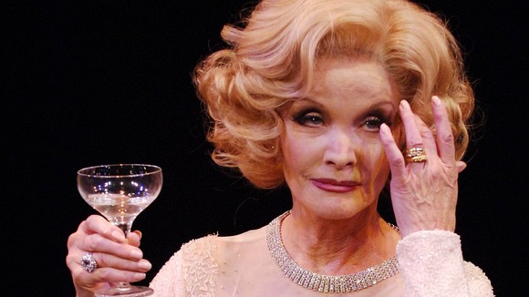 Kate O'Mara appeared as Marlene Dietrich in the play Lunch With Marlene.