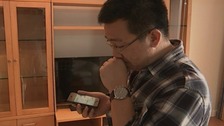 Steve Wang listens to the voicemail his mother left him before she boarded Flight MH370.