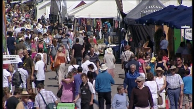 crowds at Bath and West show