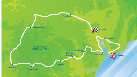 Stage 5 of the race is held in Devon on 11 September 2014.