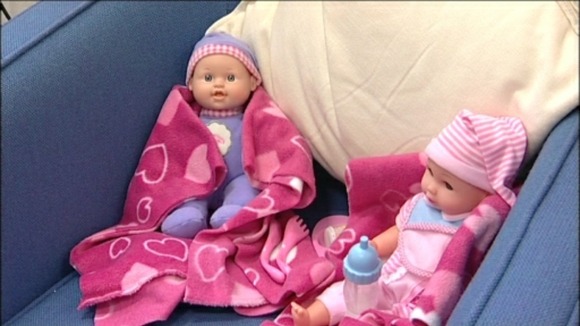 dolls in child protection centre