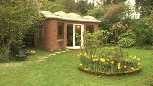 John Hardisty's 'Russian Summerhouse' in his garden in Benton.