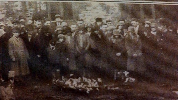 The man's funeral at St Edmund church