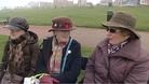 These three friends had been hoping for some sea air.
