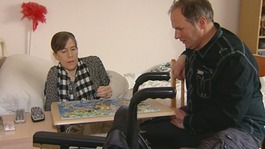 Jayson and Charlotte Carmichael at their home in Merseyside.