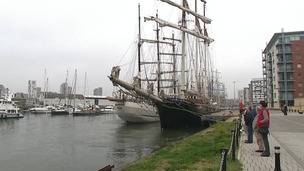 The ships in Ipswich today.