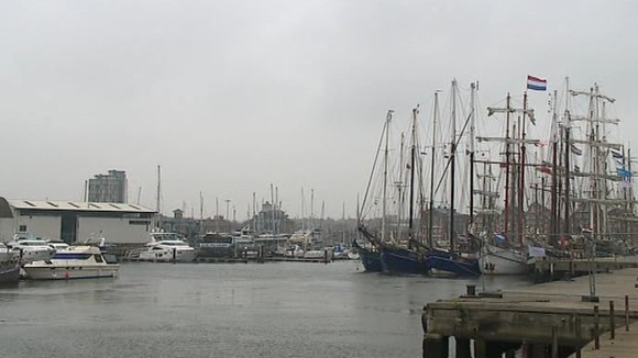 The ships had been taking part in the North Sea race.