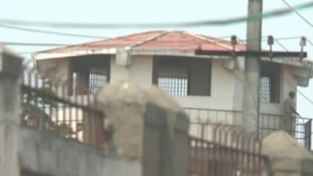 The prison in India where John Armstrong were being held.