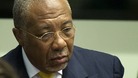 Charles Taylor listens to his sentencing