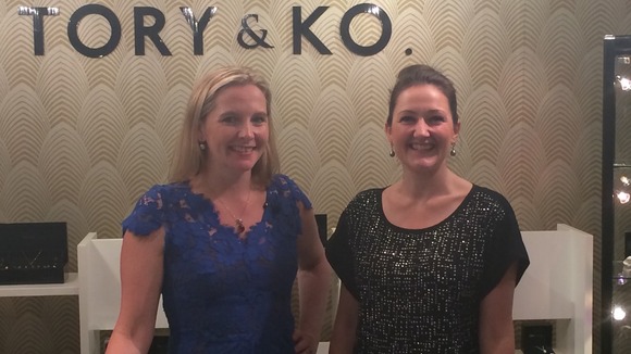 Victoria Taylor and Kristin O'Brien are delighted that Kate chose their store.