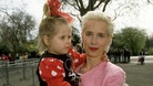 Peaches as a young girl with her mother Paula Yates in 1993.