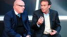 McDermott and Cellino chat before the Watford game