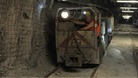 A miner at work at Thoresby colliery in November last year