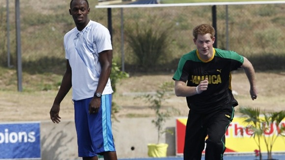 Prince Harry Usain Bolt