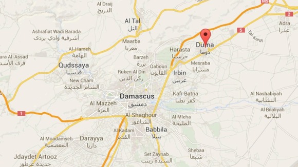 Wala'a and her family live in the besieged area of Douma on the eastern edge of Damascus.