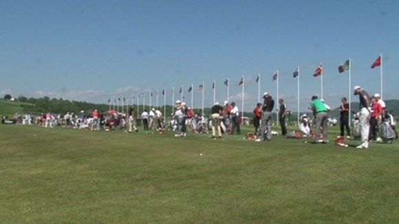 Wales Open driving range
