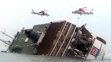 Four dead and hundreds missing as Korean ferry sinks