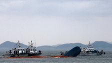 Search for survivors after South Korean ferry capsizes