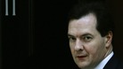 Chancellor George Osborne at 11 Downing Street.