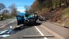 Three children hurt in Lake District crash