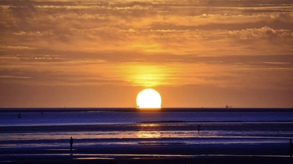 Crosby sunset
