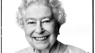 This portrait of Queen Elizabeth II by the renowned British photographer David Bailey CBE released to mark her 88th birthday on Monday.