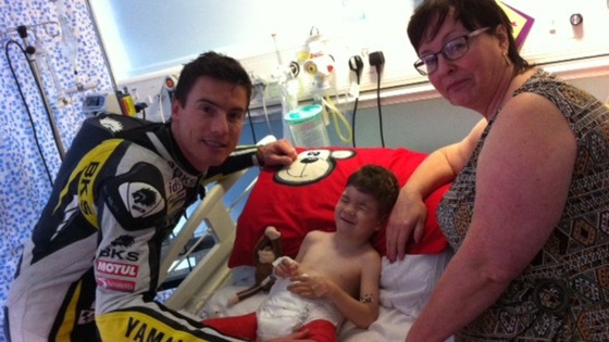 James Toseland with Blake Yates