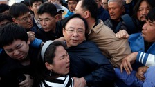 Families' anger over delays in sunken ferry recovery