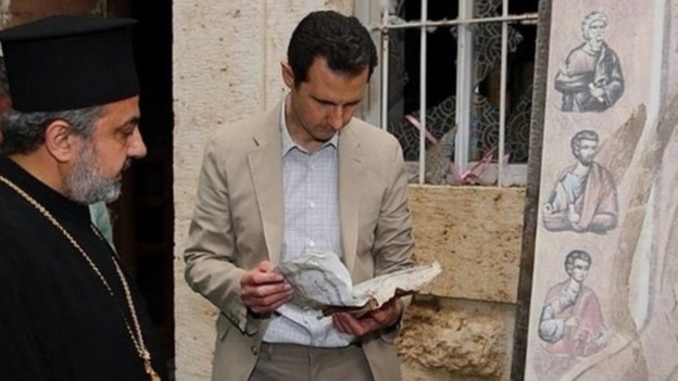 Syrian President Bashar al-Assad has made a rare trip outside the capital Damascus.
